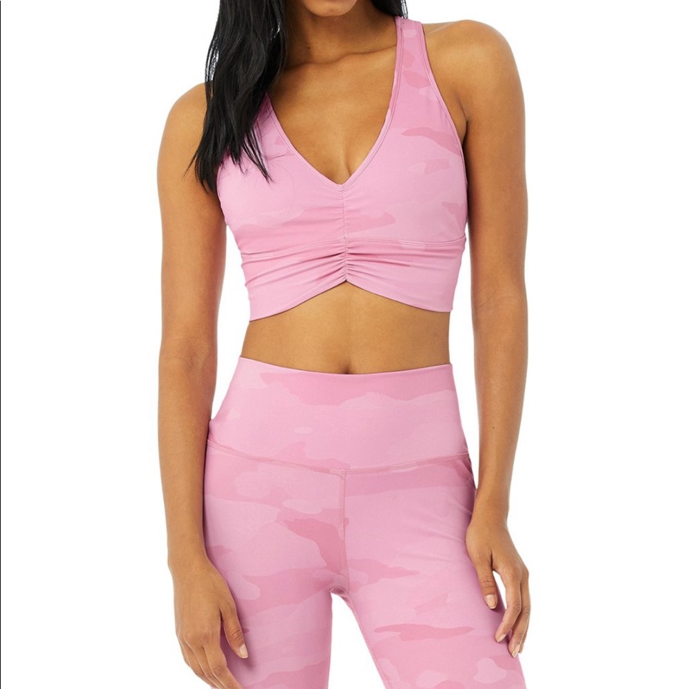 ALO YOGA Pink Camo Vapor Set